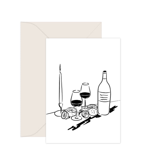 Twilight Toast - Greeting Card