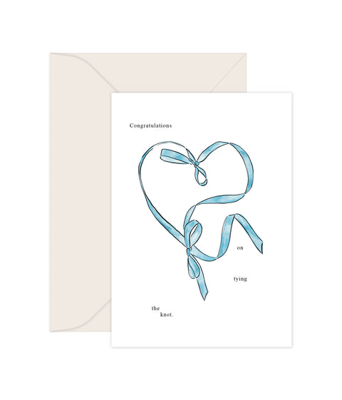 Tying the knot - Greeting Card