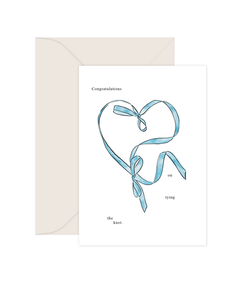Tying the knot - Greeting Card