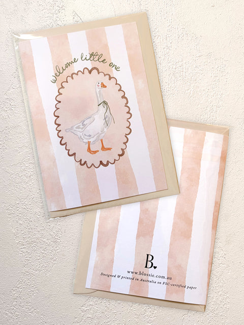 Welcome Little One - Greeting Card