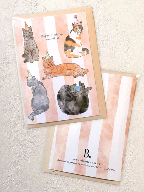 Cool Cat - Greeting Card