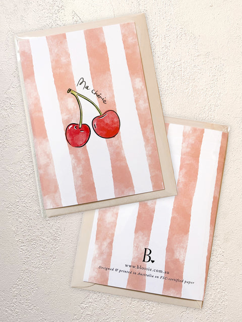Ma Cherie - Greeting Card