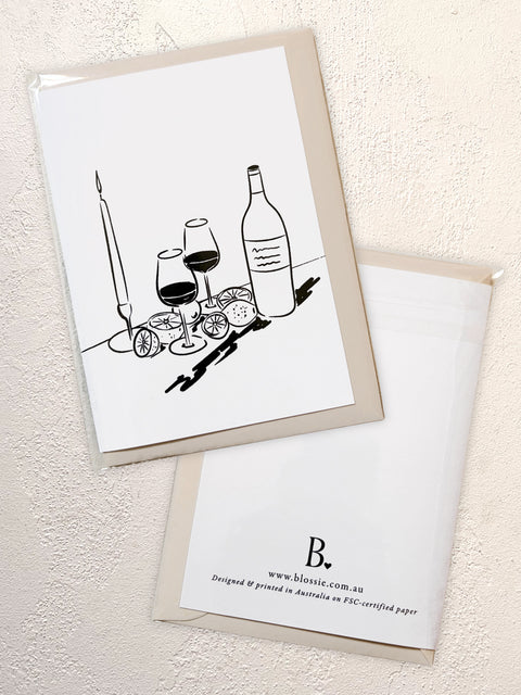 Twilight Toast - Greeting Card